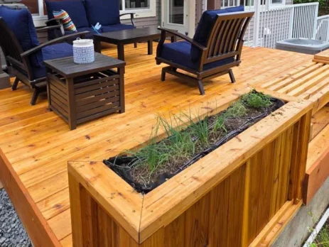 Cedar Decking