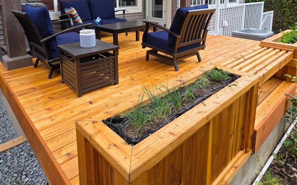 Cedar Decking